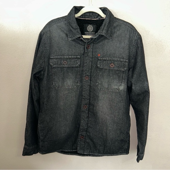 Buffalo David Bitton Other - Buffalo David Bitton Black Washed sherpa lined Jacket